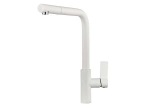 Смеситель для кухни Granula 2502, АРКТИК (БЕЛЫЙ) белый